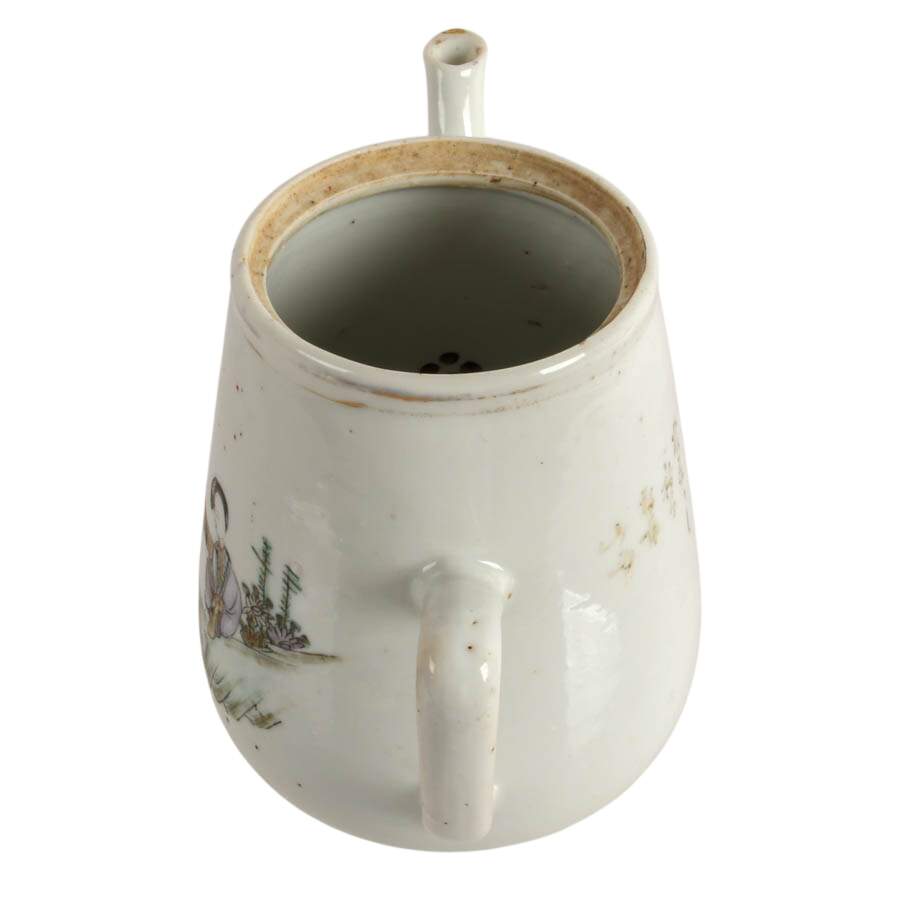 Antique Chinese Qing Dynasty Tea Pot-3