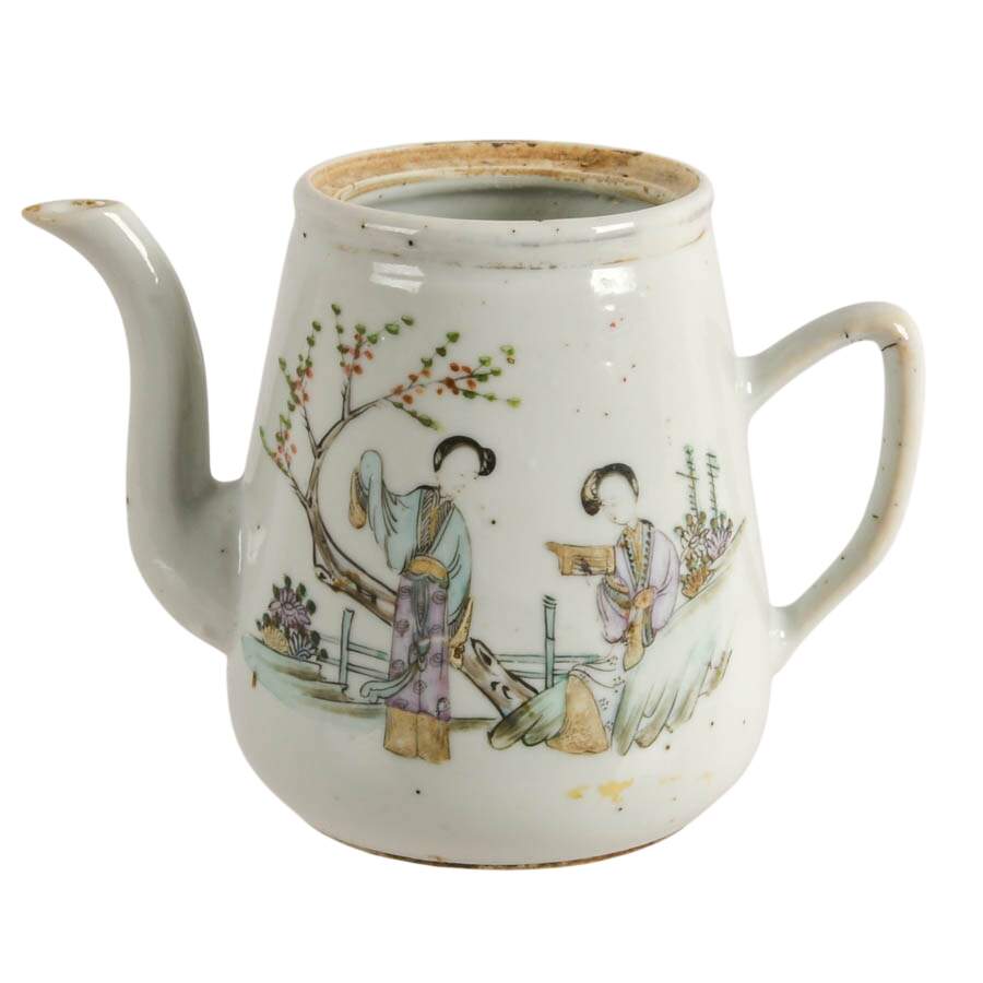Antique Chinese Qing Dynasty Tea Pot-1
