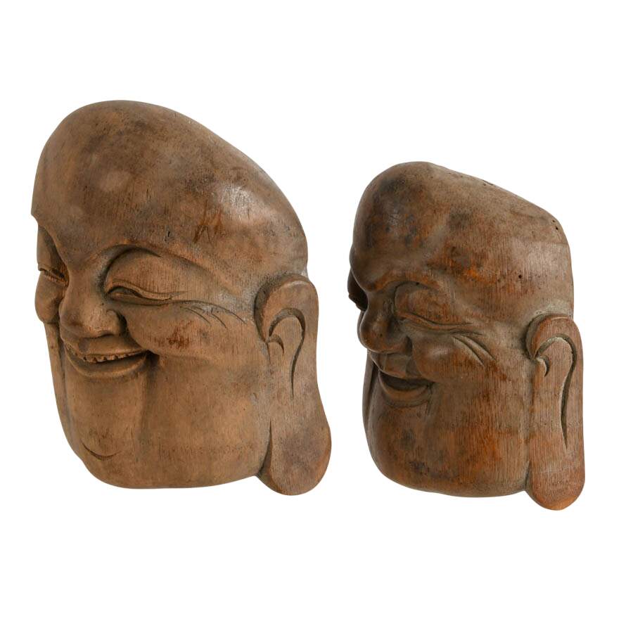 Pair of Hand-Carved Bamboo Hoteis Wall Décor-2