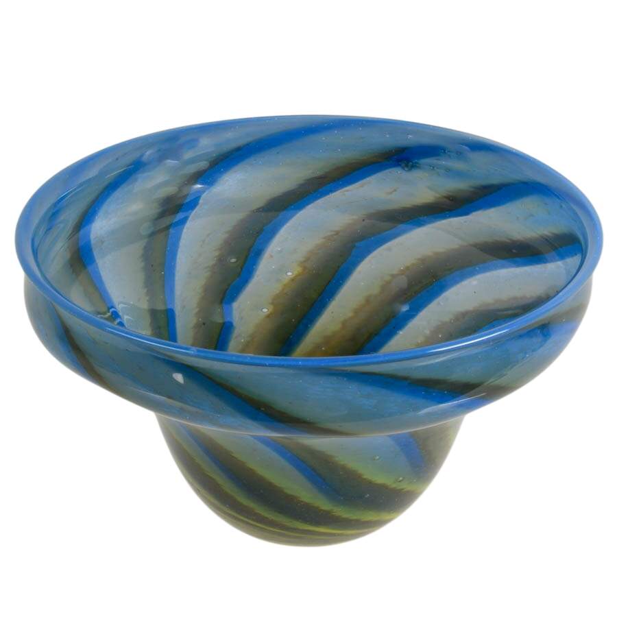 Hand-Blown Glass Bowl-1