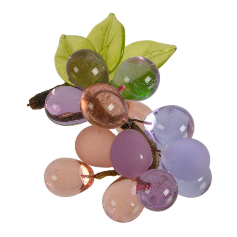 Victorian Hand-Blown Glass Grapes-2