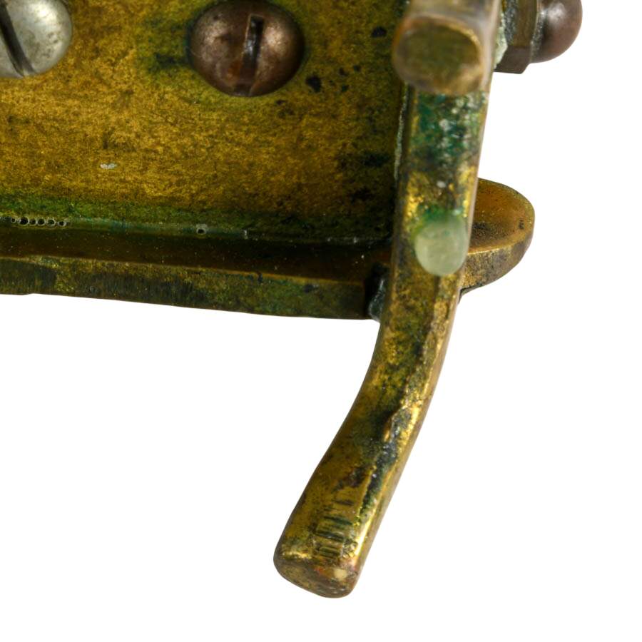 Antique Brass Hanukkah Menorah-6