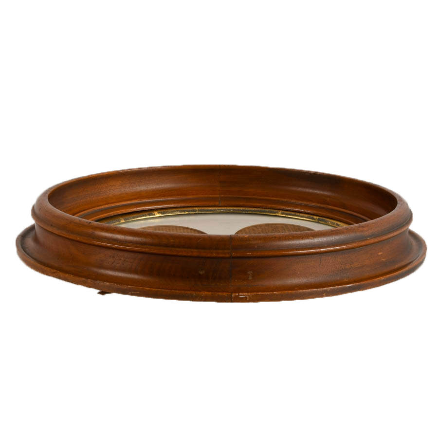 Antique Wooden Oval Frame-2