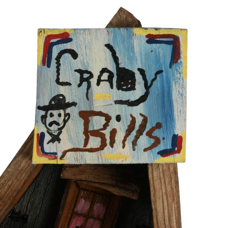 Handmade "Craby Bill's" Driftwood Shack-2