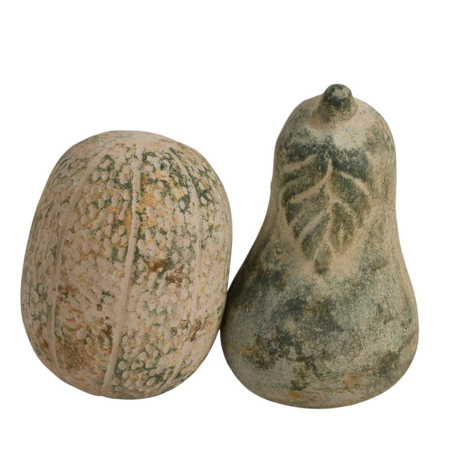 Set of Seven Hand-Crafted Mexican Terracotta Fruit Décor-3