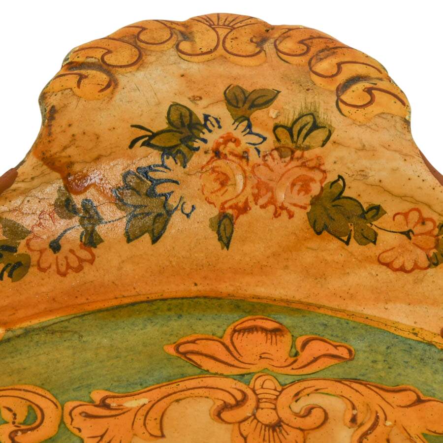 Vintage Hand-Painted Japanese Florentine-Style Tray-6