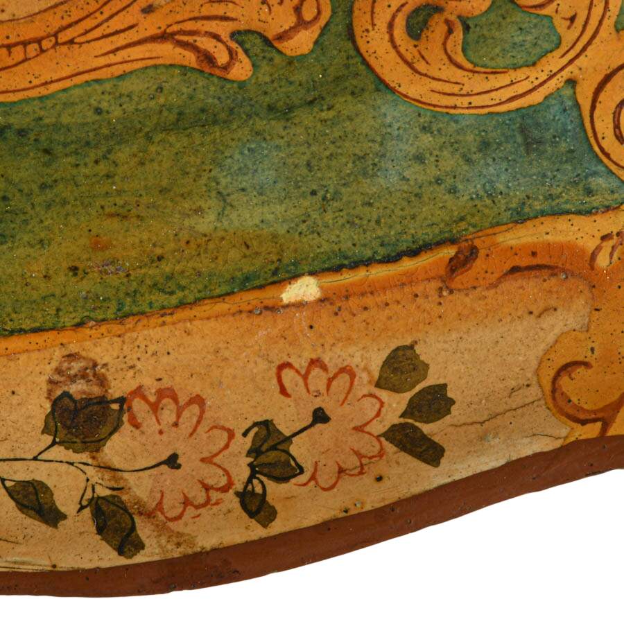 Vintage Hand-Painted Japanese Florentine-Style Tray-3
