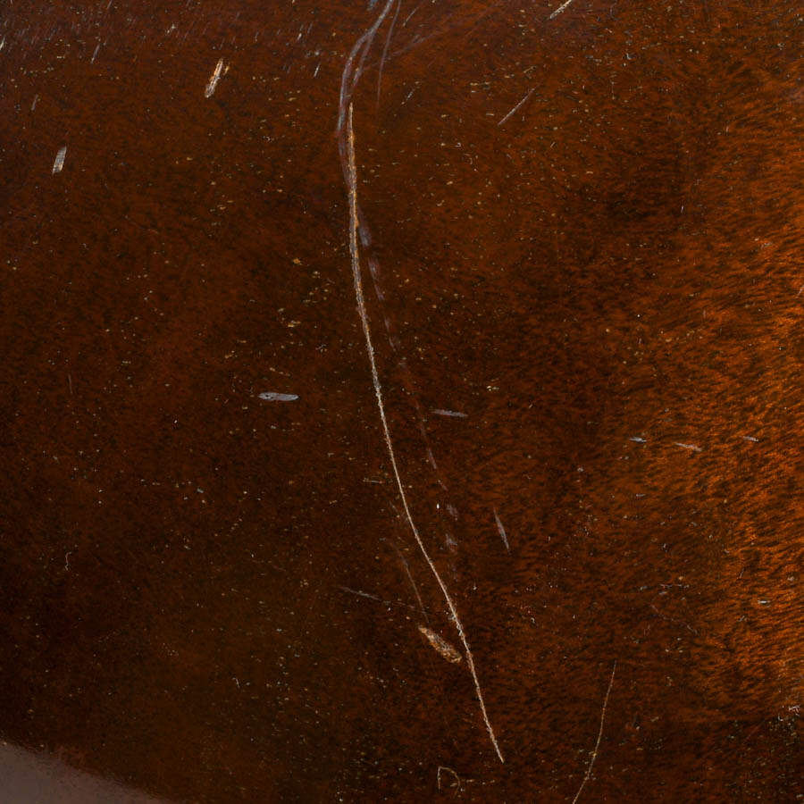 Mid-Century Large Hardwood Bowl-6