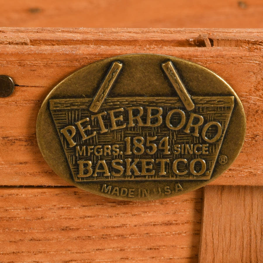 Hand-Made Peterboro Wooden Basket-5