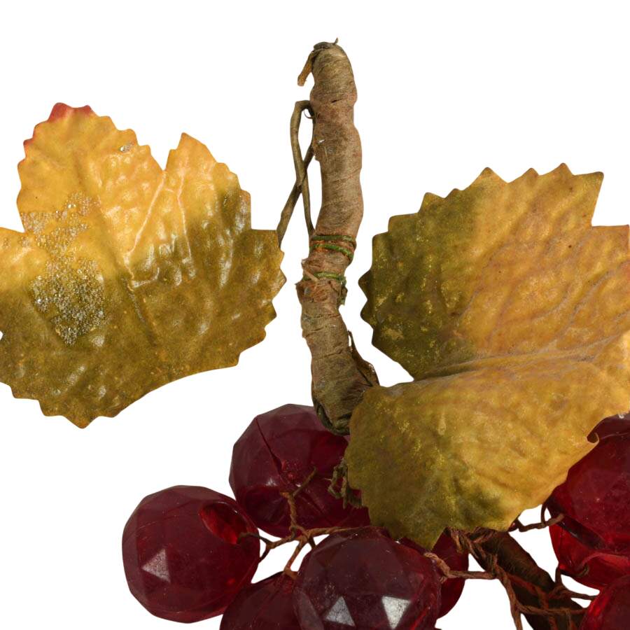 Set of Three Retro 1960s Faceted Lucite Grape Clusters-5