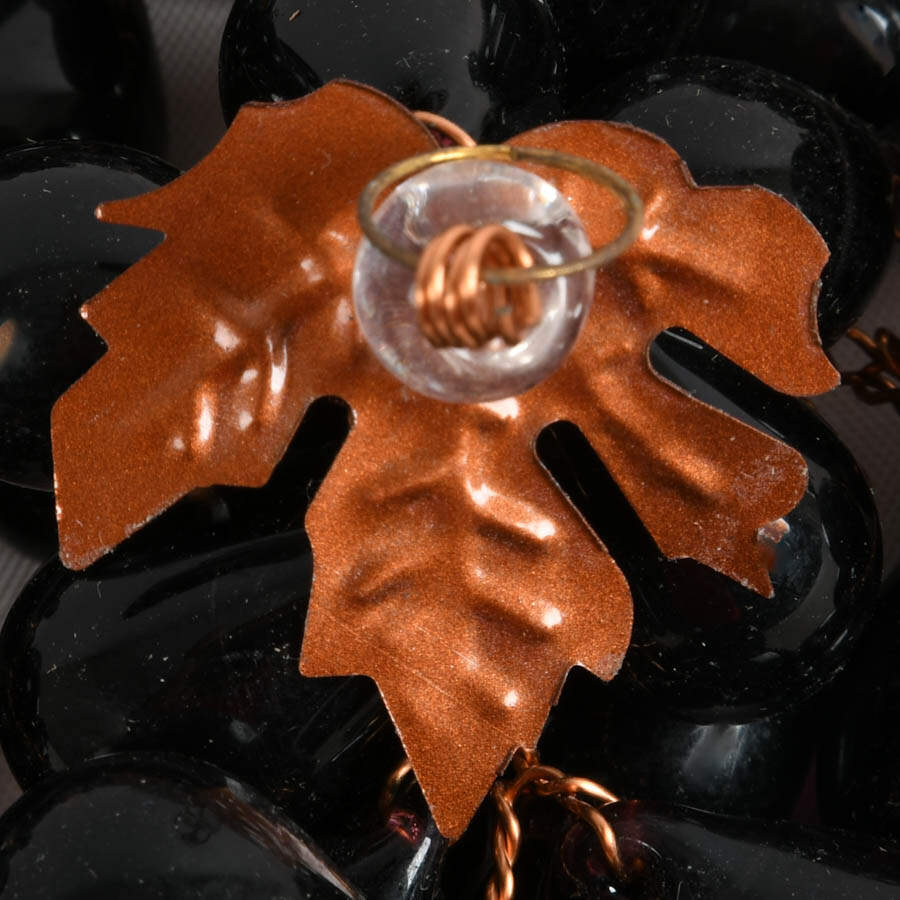 Thirteen Sculpted Copper and Hand-Blown Glass Vines-6