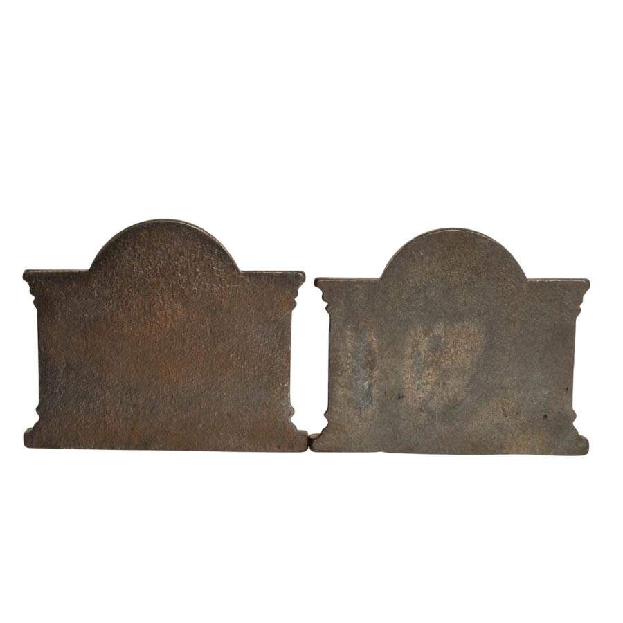 Betsy Ross First Flag Cast Iron Bookends in the Style of Bradley & Hubbard-5