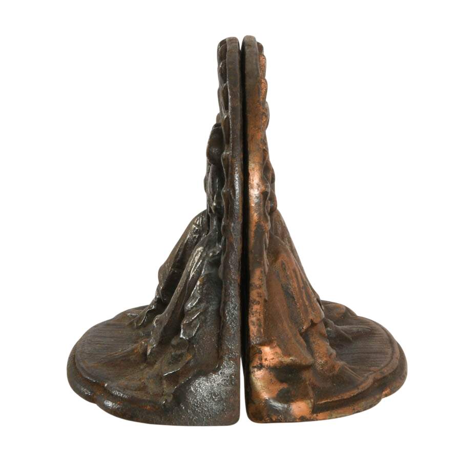 Art Deco Bronze Siam Kissing Couple Bookends-8
