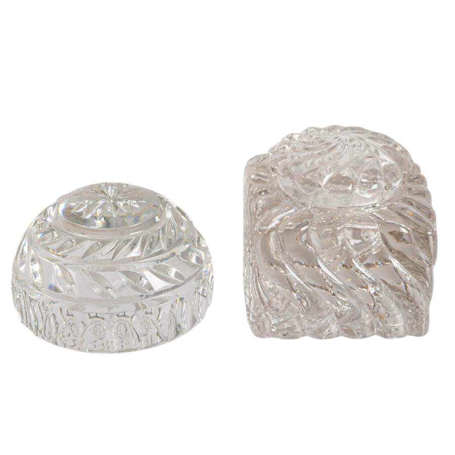 Four Crystal Paperweights-4