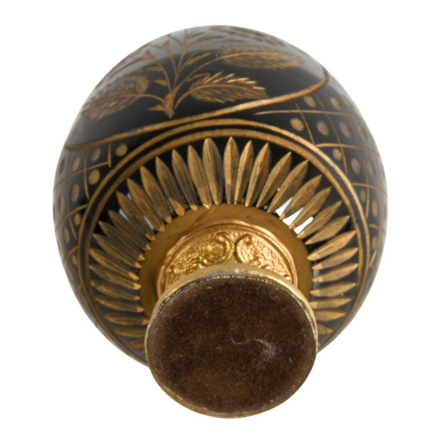 Vintage Russian Fabergé-Style Art Glass Egg-6