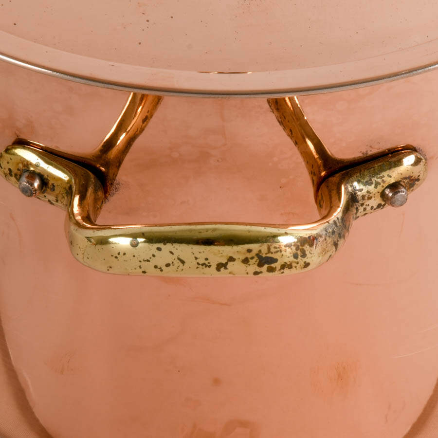 Trio of Portuguese Copper Cookware Pots-4