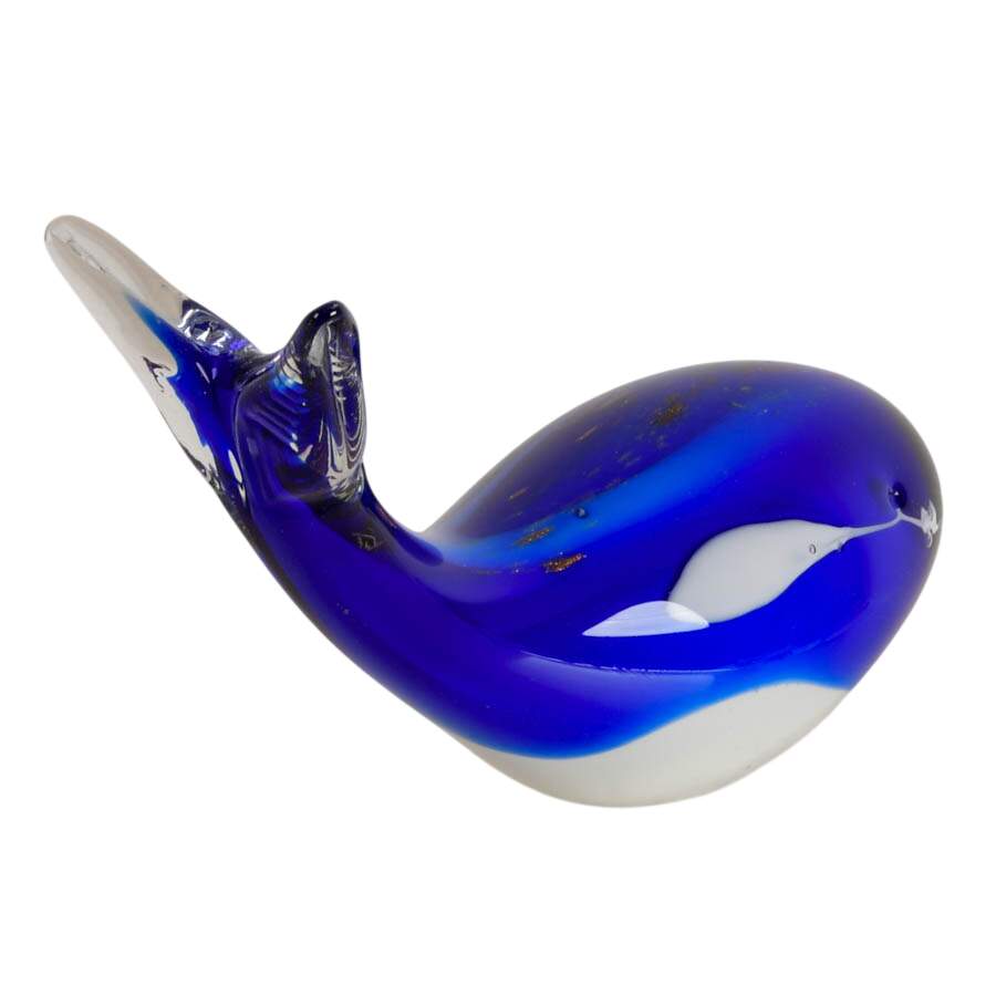 Pair of Hand-Blown Glass Sea Sculptures-5