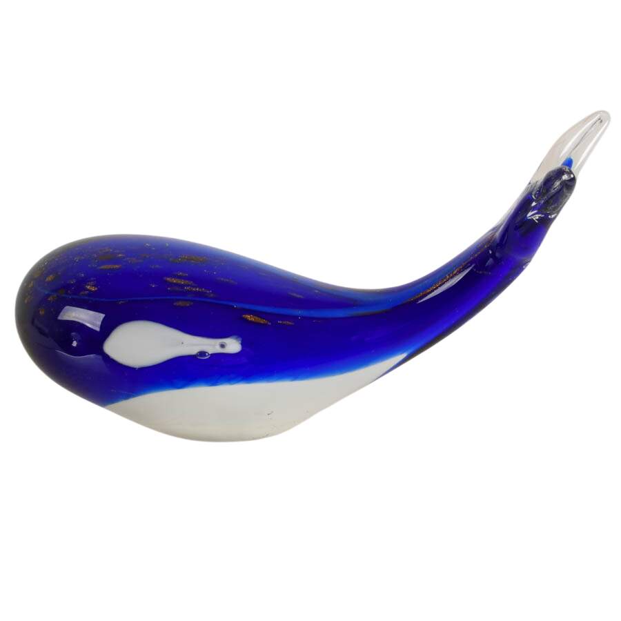 Pair of Hand-Blown Glass Sea Sculptures-3