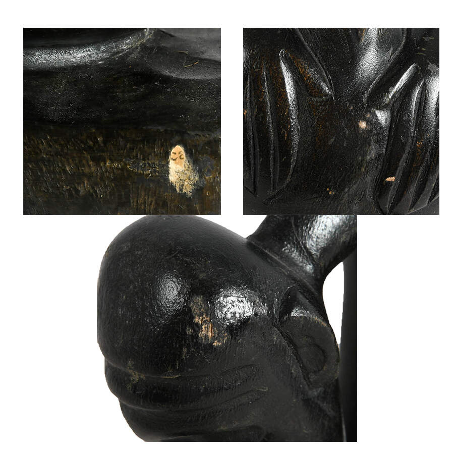 Hand-Carved African Wooden Bookends-8