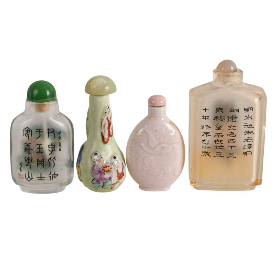 Four-Piece Chinese Snuff Bottles-3
