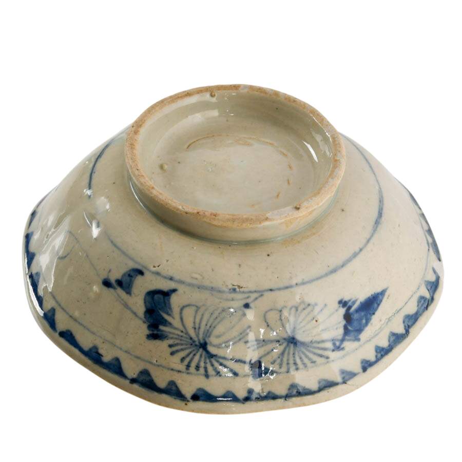 Antique Chinese Porcelain Rice Bowl-5