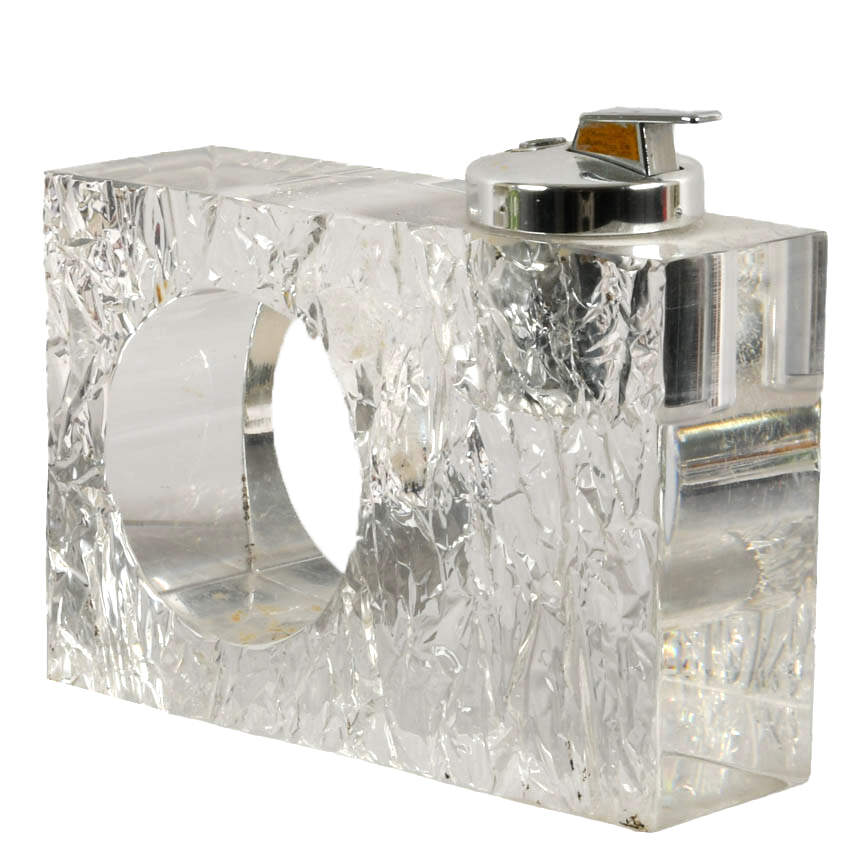 1970s Guzzini Ice Table Lighter-2