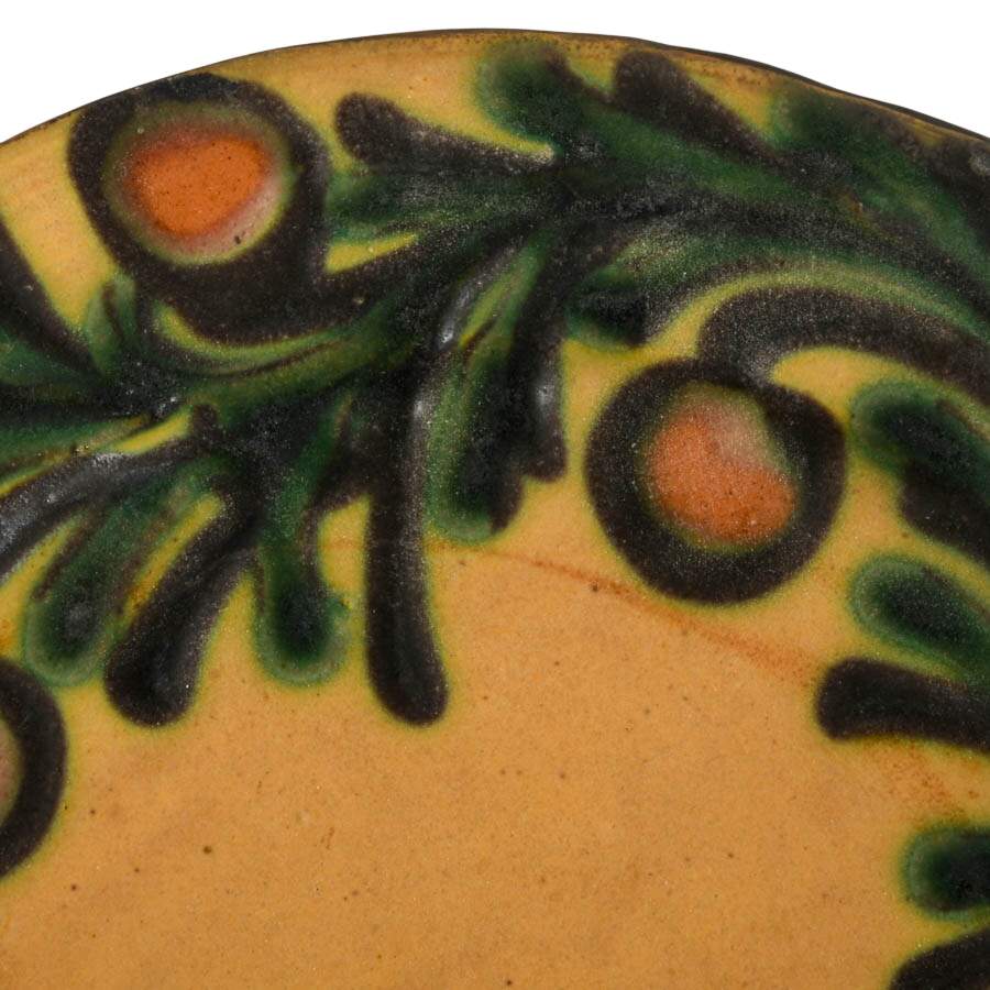 Danish Kähler Hand-Painted Ceramic Plate-4