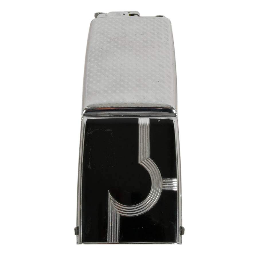 Evans Trig-a-Lite Cigarette Case and Lighter with Stone Ashtray-10