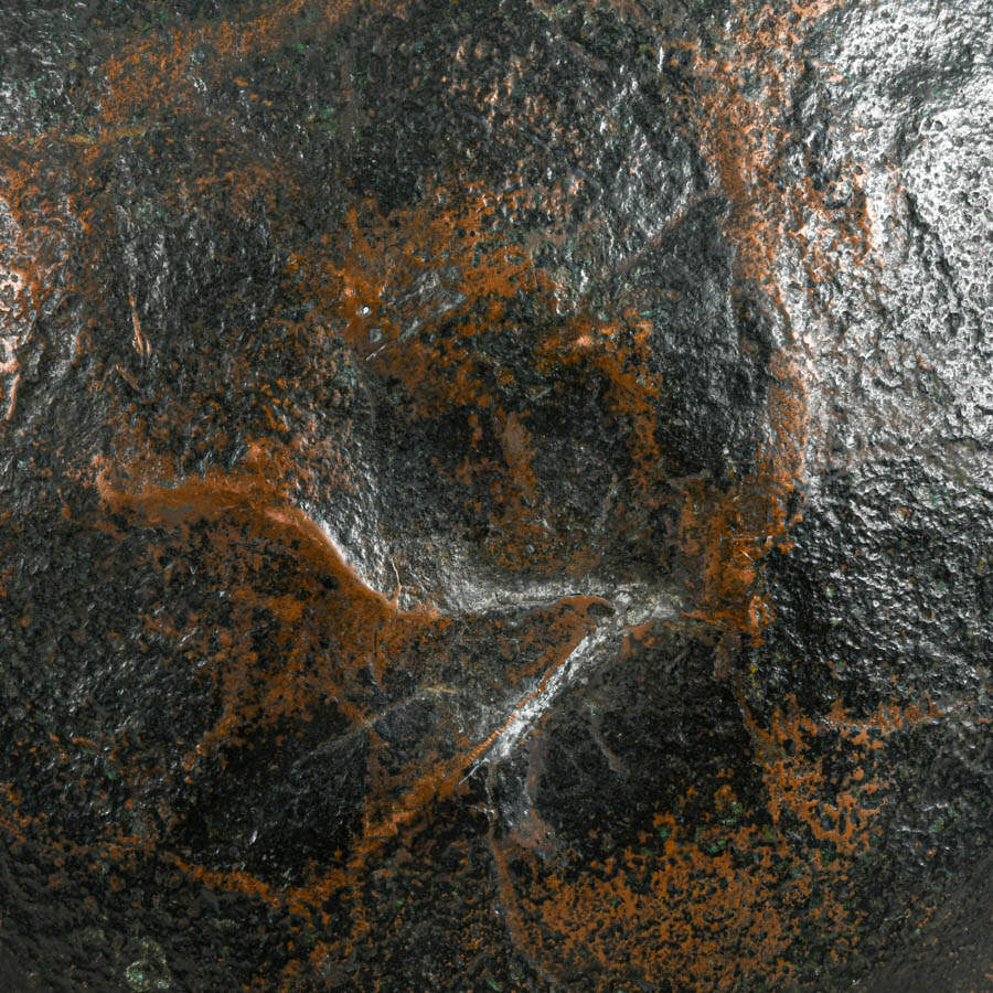 Hand-Raised Heavy Gauge Copper Hearth Cauldron-5