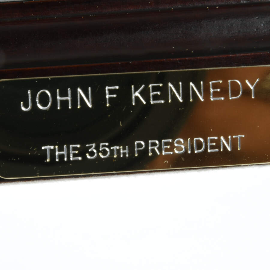 Signed G. Lowe, Endurance LTD., JFK Figure on Base-6