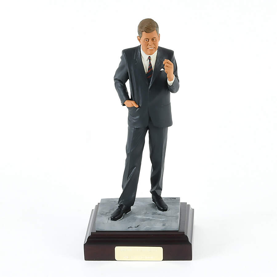 Signed G. Lowe, Endurance LTD., JFK Figure on Base-1