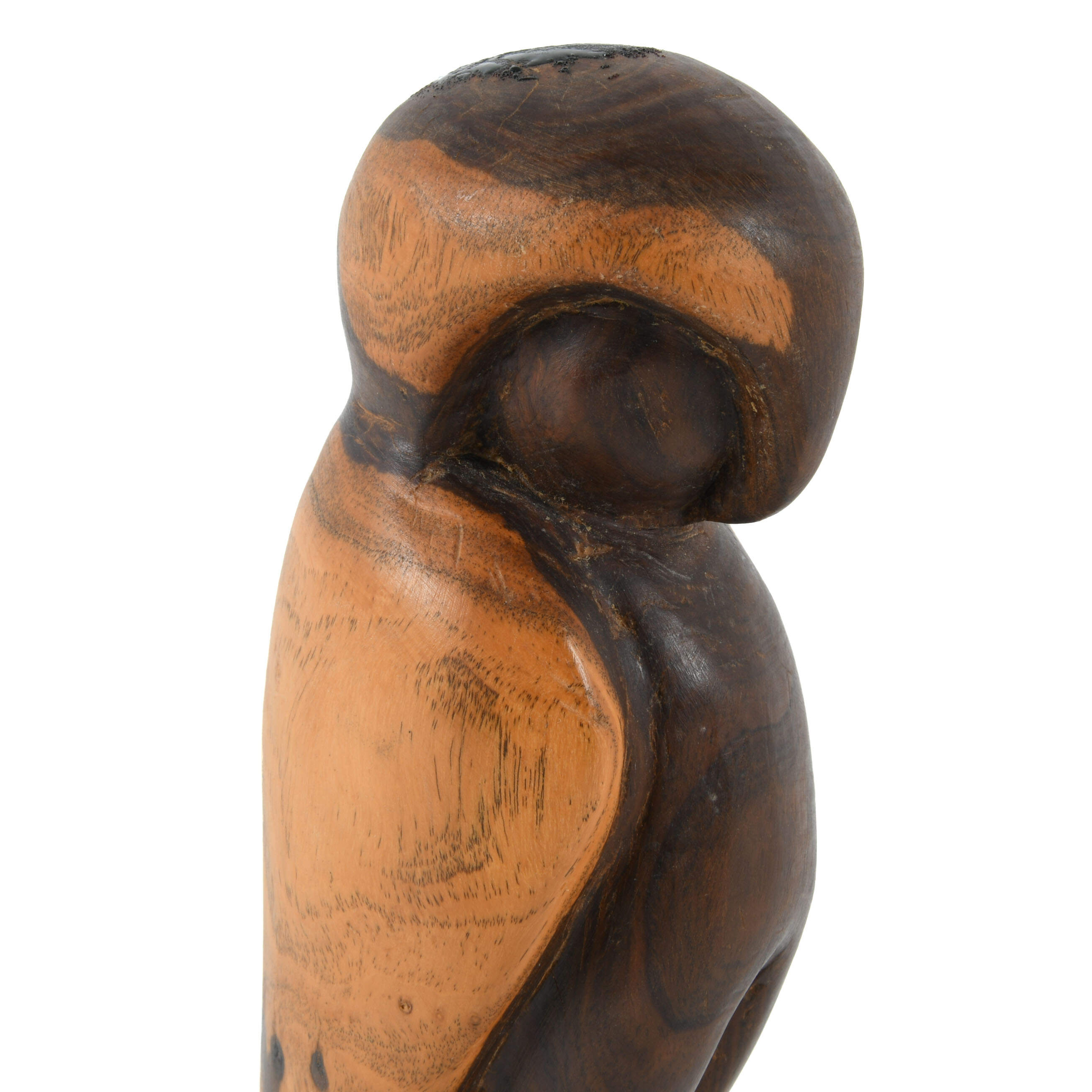 4-Piece Group of Carved Wood Figures-5