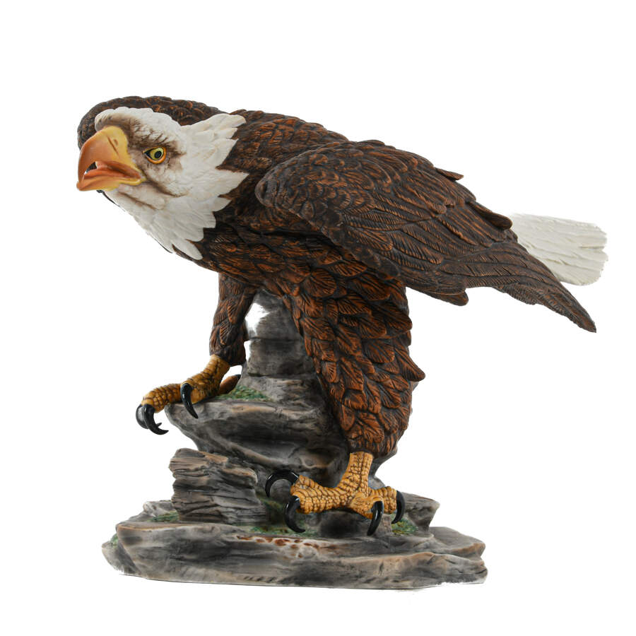 James Audubon American Bald Eagle Porcelain Statue-5