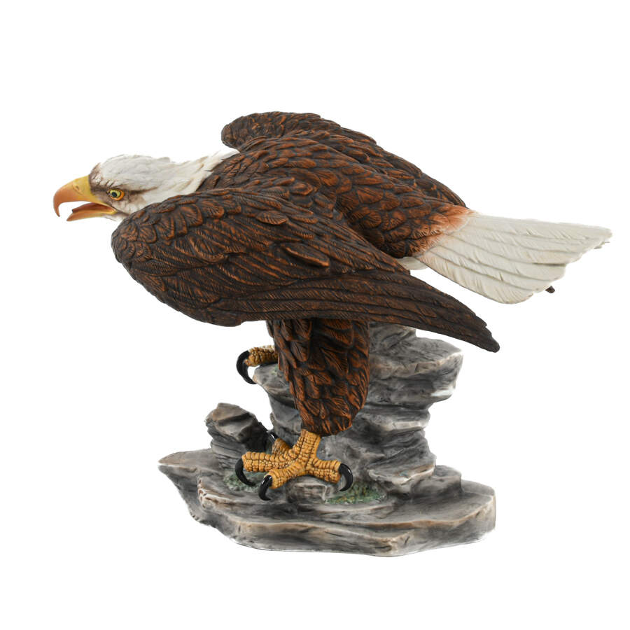 James Audubon American Bald Eagle Porcelain Statue-2