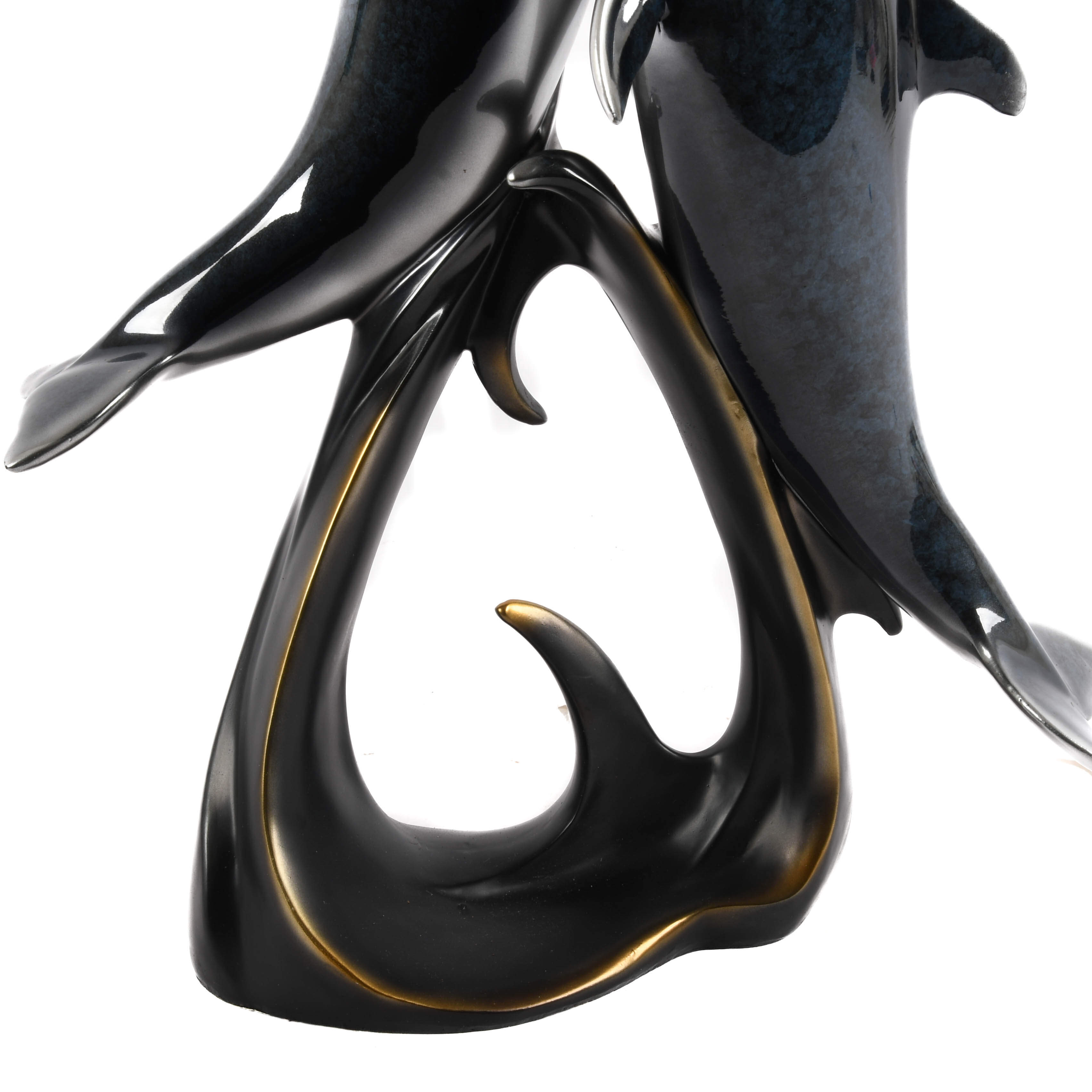 Miguel Lopez-Style Figural Dolphin Sculpture-3