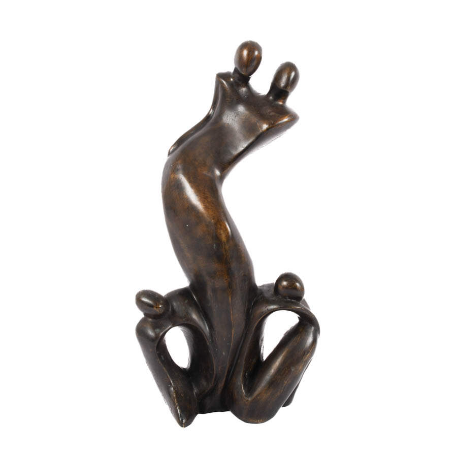 Abstract Ceramic Figural Couple Grouping-1