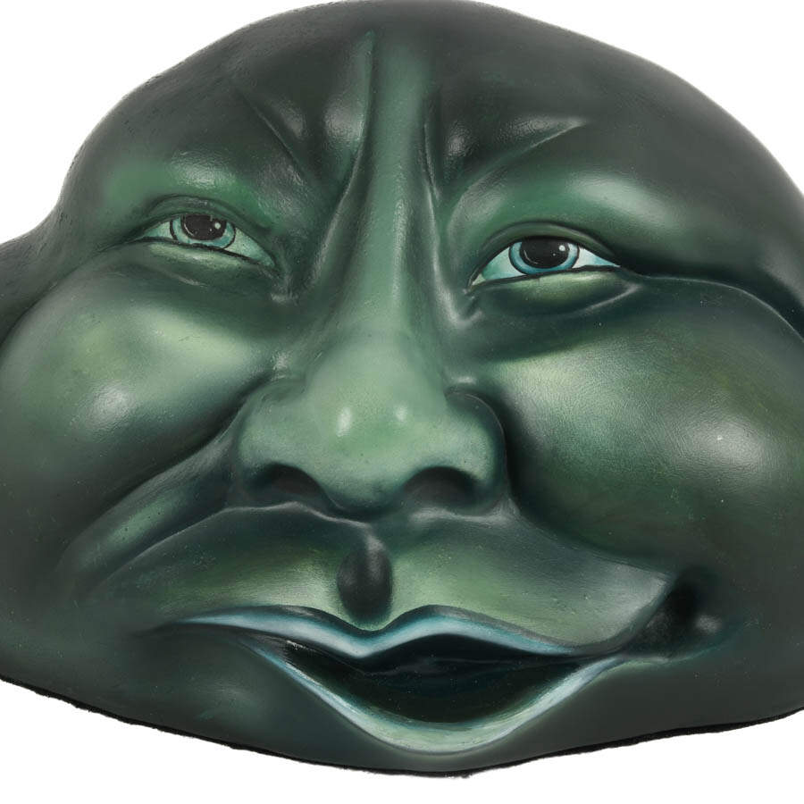 Salvador Larios Painted Ceramic Limited-Edition Face Sculpture-2