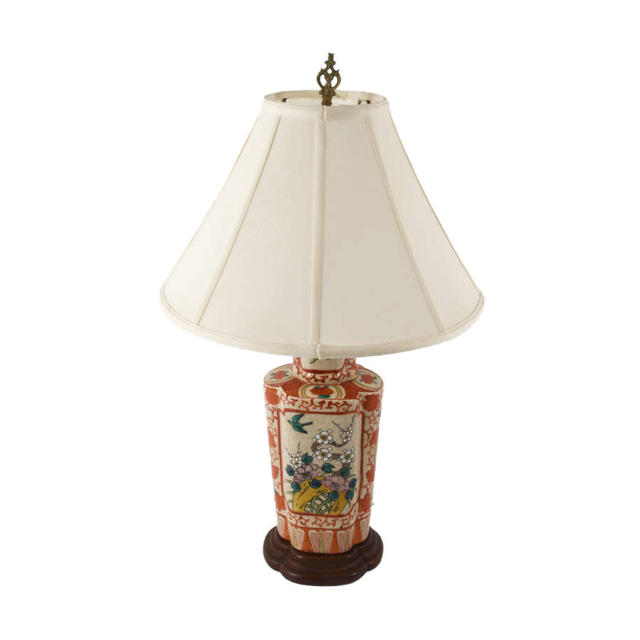 Chinoiserie Porcelain Table Lamp-3