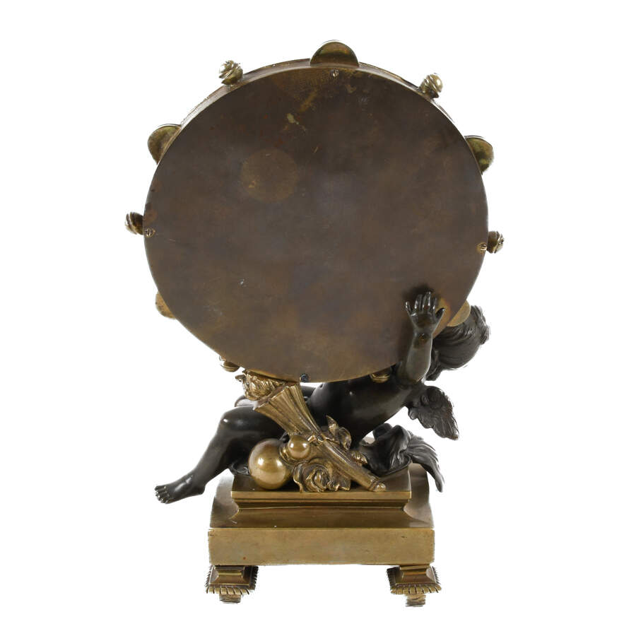 Bronze Cherub Vanity Mirror-6