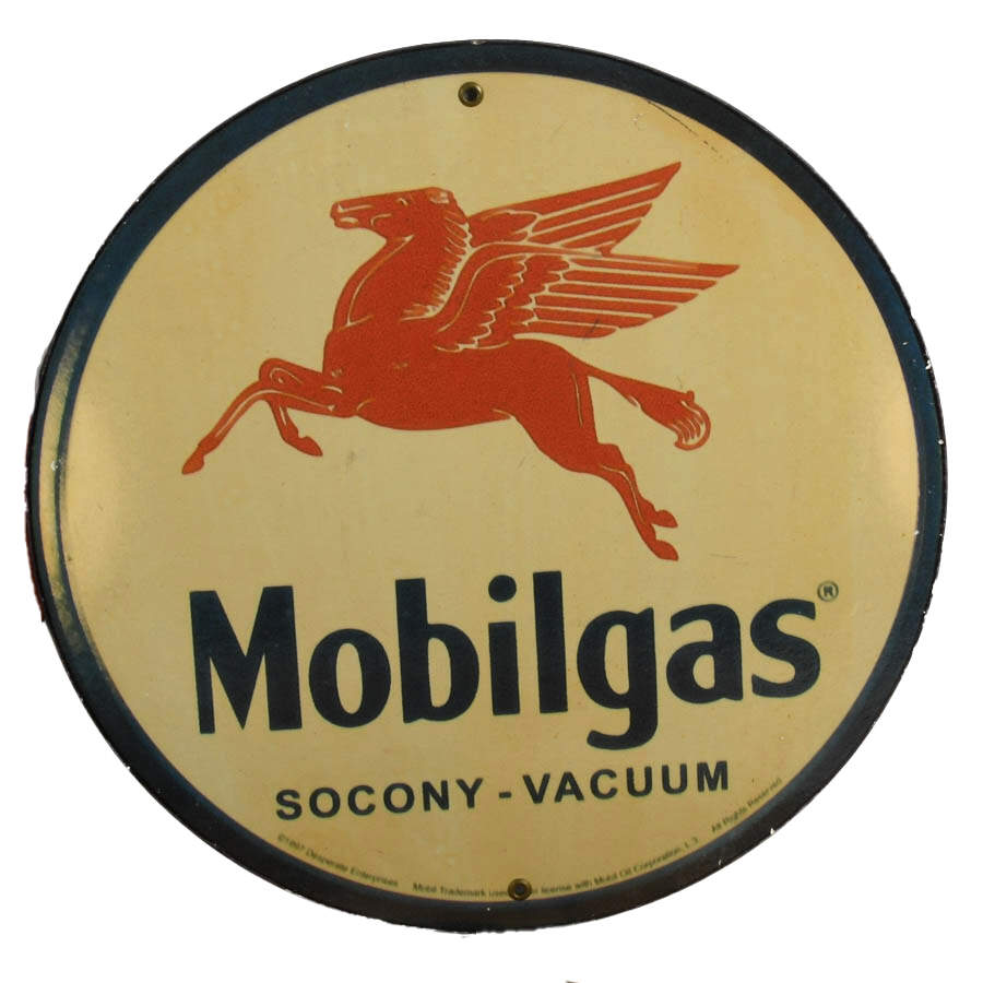 Grouping of Eleven Assorted Automobile Advertising Metal Signs-4