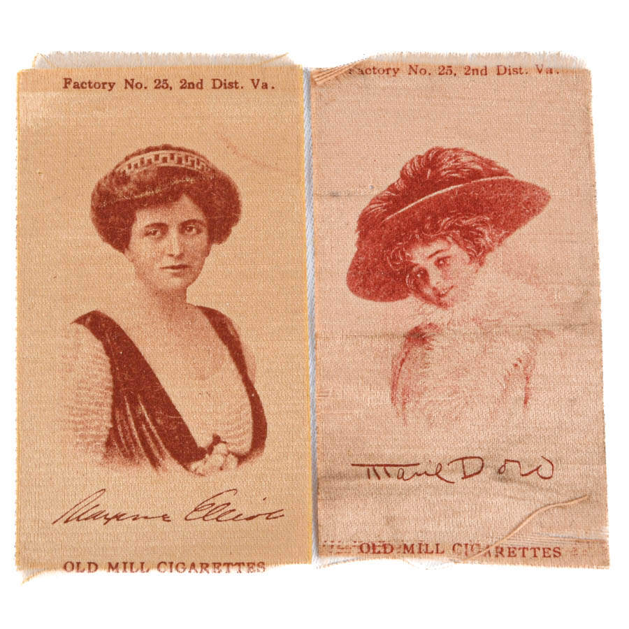 Grouping of Various Cigarette and Tobacco Advertising Silks-5
