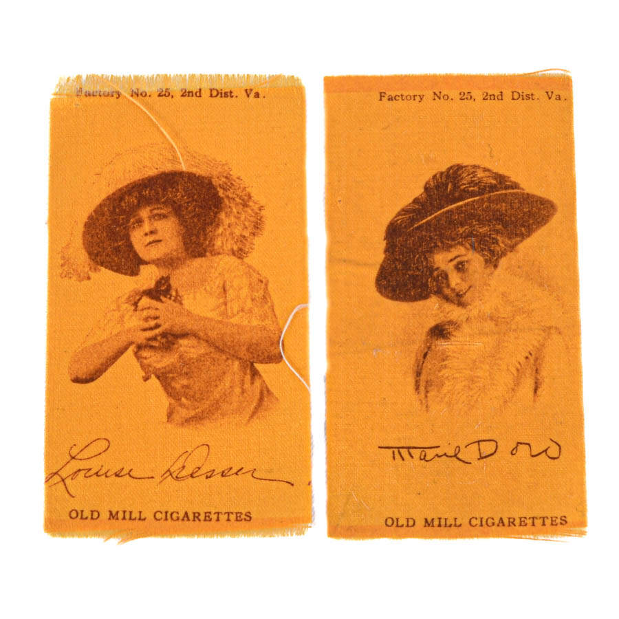 Grouping of Various Cigarette and Tobacco Advertising Silks-4