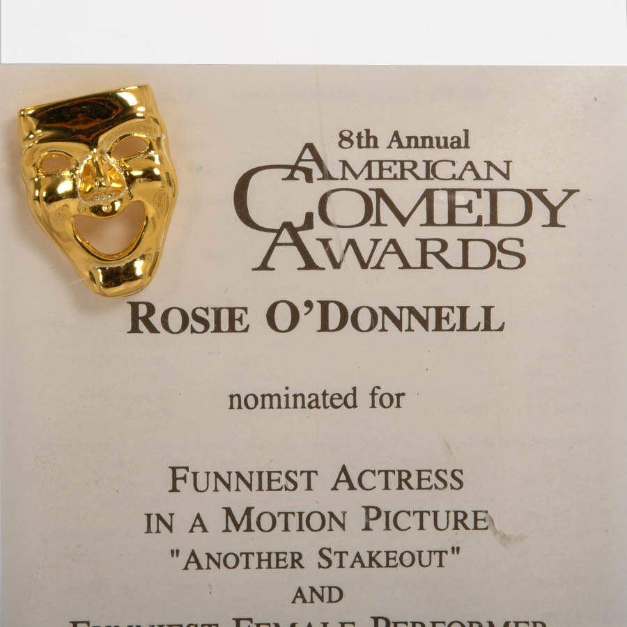 Signed 8th Annual American Comedy Awards Rosie O'Donnell Award-2