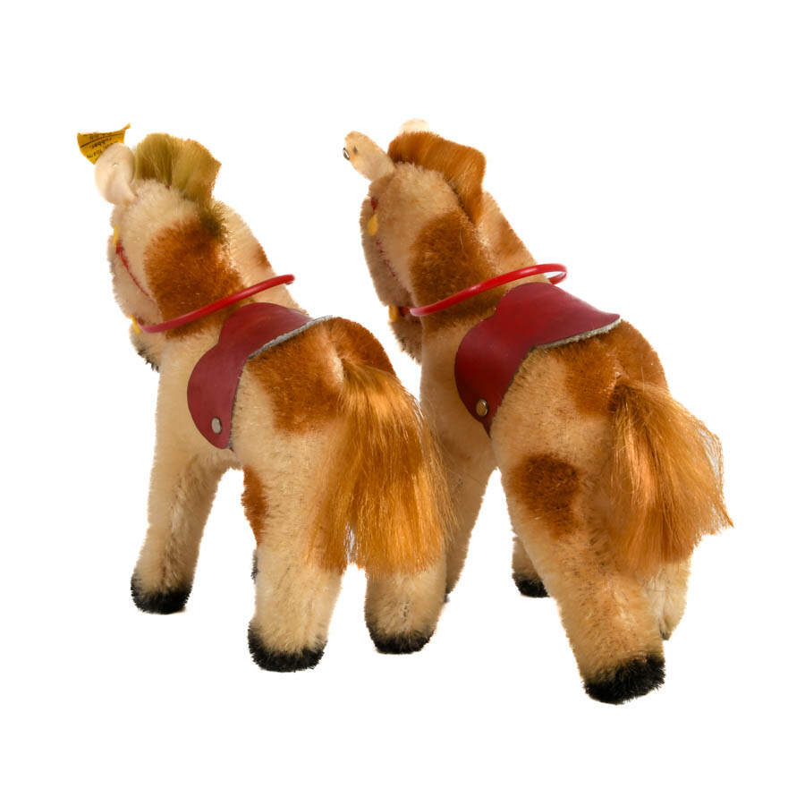 Pair of Steiff Gimiy Size Ponies-3