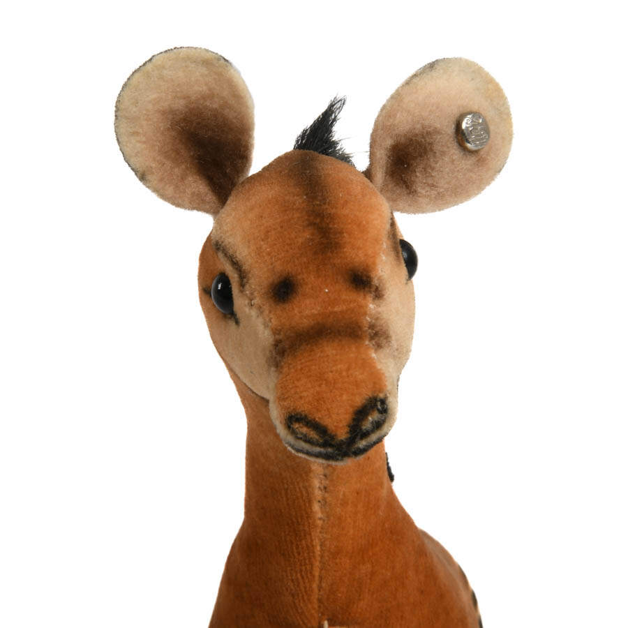 Steiff 1950's Miniature Okapi Plush Toy-6