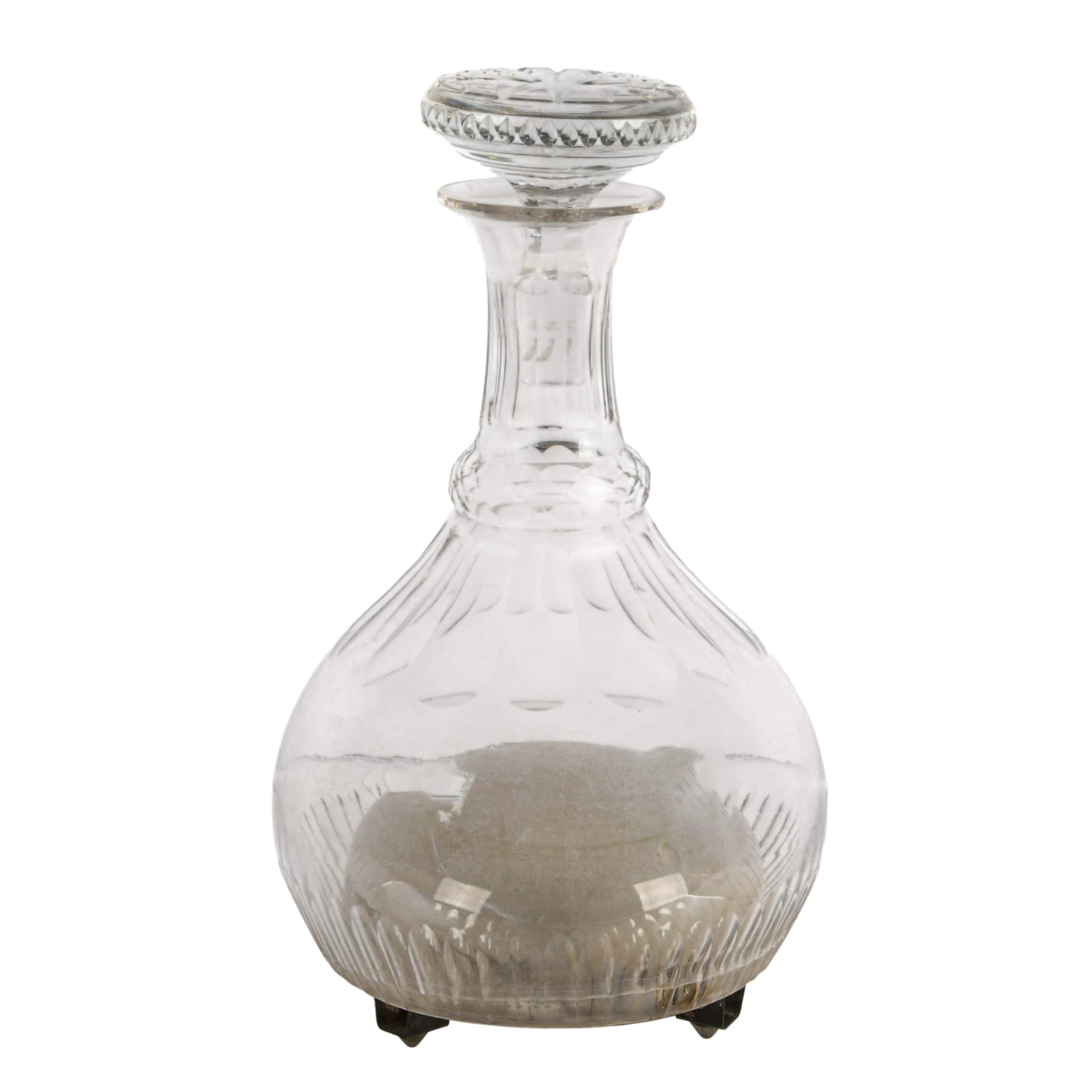 Antique Musical Crystal Decanter-1