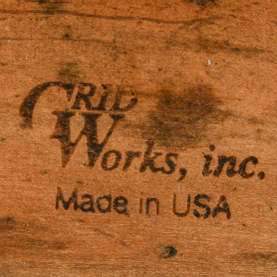 Grid Works Incorporated Super Bowl XXXII Limited-Edition Wood Football-8