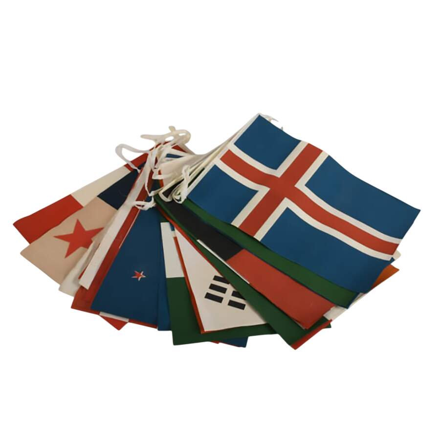 Bunting String of Fabric Flags-4