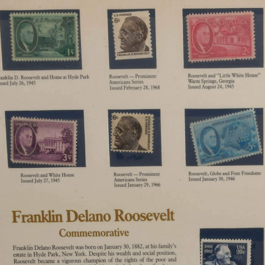 100th Anniversary First Day Issue FDR Commemorative Stamps-4