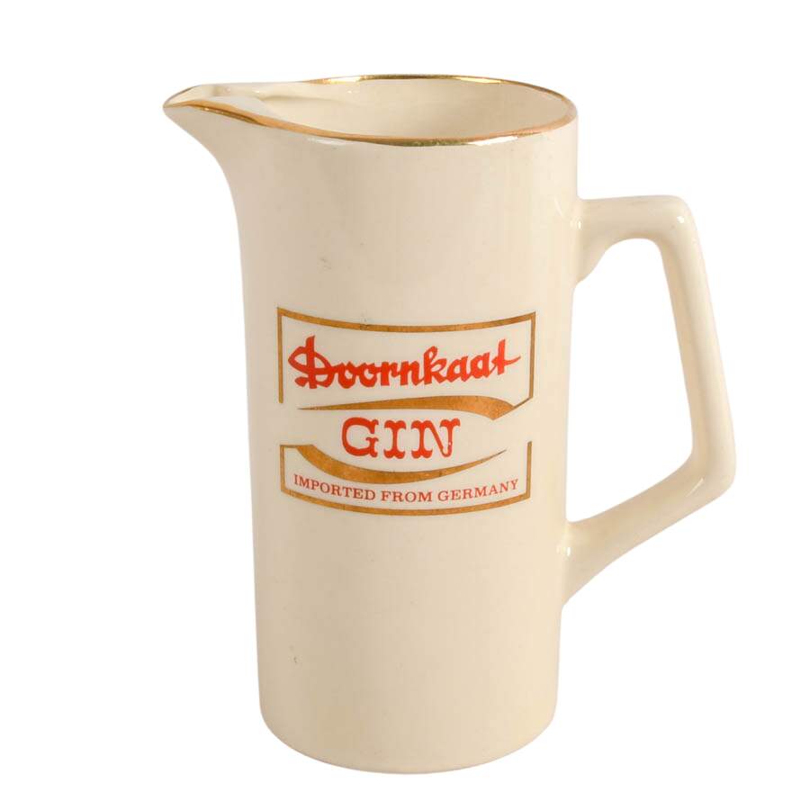 Grouping of Five Alcohol Advertising Ceramic Pitchers-8